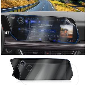 for 2025 Tahoe Screen Protector for 2025 Chevrolet Tahoe/Suburban LS/LT/RST/Z71/Premier/High Country 17.7" Infotainment Display Bubble Free Soft Nano Protective Film 2PCS (Tahoe 17.7-In Nano)