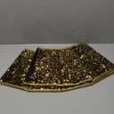 Mr. Pen Christmas Tree Collar, 28" Gold Sequin Base Cover for Artificial and Pencil Trees, Xmas Tree Collar