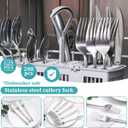 200 Pcs Metal Dinner Forks Bulk Set 7.08 Inches Stainless Steel Forks Silverware Flatware Mirror Polished for Restaurant Home Kitchen Dishwasher Safe