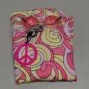 60s 70s Disco Outfit Hippie Costume Women, 1970 Style Clothes Dress Peace Sign Accessories Jewelry Halloween (XX-Large, Pink)