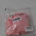 Ekouaer Womens Pajamas 2 Piece Lounge Sets Oversized V Neck T-Shirts Tops Biker Shorts Set Workout Reversible Tracksuit S-XXL (S, Orange Pink)