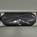 MZOO Luxury Sleep Mask for Back, Side Sleeper, Complete Light Blocking Sleeping Eye Mask Night Blindfold, 3D Zero Pressure & Spacious for Lash Extensions, Breathable Soft Eye Cover Flight Nap Travel (M-gray (Black Edge))