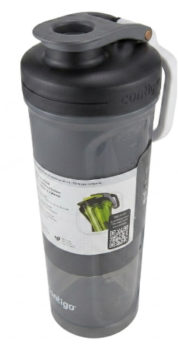 Contigo Fit Leak-Proof Shake & Go Mixer Bottle 28 oz Sake Color