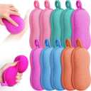 10pcs Baby Bath Sponge Baby Sponge for Bathing Shower Sponges Soft Absorbent Exfoliating Wash Soap Kids Loofah Gentleness Comfort Bathing Tool for Kids Babies Men Women All Skin Type