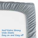 Dog Bed Covers Replacement Washable (Cover Only), Waterproof Warm Dog Mattress Cover-Easy to Remove, 36x27Inch, Grey
