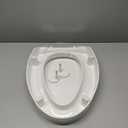 KOHLER 25875-0 Hyten Elevated Quiet-Close Elongated Toilet Seat, Contoured Seat with Grip-Tight Bumpers, Quick-Attach Hardware, White