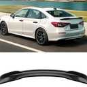 Rear Spoiler Wing Compatible with 2022 2023 2024 2025 2026 Honda Civic Sedan Sport Rear Trunk Spoiler Wing Lip for Honda Civic Sedan Accessories (Glossy Black)