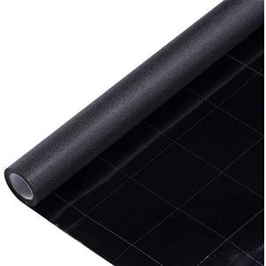 VELIMAX Static Cling Total Blackout Window Film Privacy Room Darkening Window Tint Black Window Cover 100% Light Blocking No Glue (29.5 x 78.7 inches)