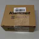 Kwikset Casey Entry Door Handle with Lock and Key, Secure Keyed Reversible Lever Exterior, For Front Entrance and Bedrooms, Matte Black , Pick Resistant Smartkey Rekey Security and Microban