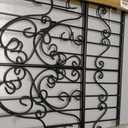 Garden Trellis for Climbing Plants 59" H x 21.6" W Metal Unique Design Decorative Garden Structure Weather-Resistant Trellises Outdoor Decor Flowers Roses Vine Ivy Clematis