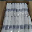 350 PCS White and Silver Plastic Dinnerware Set for 50 Guests, 100 Disposable Plates for Party, 50 Pre Rolled Napkins with Silver Silverware, 50 Cups