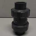 PVC True Union Check Valve, 1'' Slip Swing Full Port Utility Valve for Backflow Prevention
