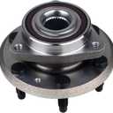 KUSATEC 513277 Front Rear Wheel Hub and Bearing Assembly Compatible with for Chevy Traverse 2009-2017, GMC Acadia 2007-2016/Limited 2017, Saturn Outlook 2007-2010, for Buick Enclave 2008-2017, 6 Lug