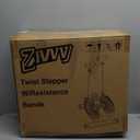 Stepper Machine with Resistance Bands, Mini Stepper with 300LBS Weight Capacity, Twist Stepper for Full Body Workout, Adjustable Step Height, Smooth and Quiet, Step Machine for Men Women