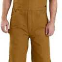 Carhartt Men's Loose Fit Washed Duck Insulated Bib Overall (Medium Tall)