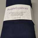 PurpleEssences Set of 12 Hemstitch Cloth Dinner Napkins 100% Cotton - Soft Durable Washable - Ideal for Wedding Spring Easter Summer - Perfect Everyday Use Table Linen 18x18 - Navy Blue