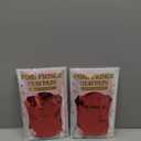 2 Pack Red Tinsel Backdrop, 3.28 FT x 7.05 FT Fringe Curtains, Red Foil Tinsel Party Streamer Backdrop Curtains for Valentines Day, Wedding Photo Backdrop Party Decorations for Wedding Anniversaries