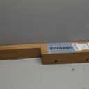 Ivilon Drapery Treatment Window Curtain Rod - Acrylic Ball 1 inch Pole. 28 to 48 Inch. Warm Satin Nickel