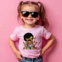 Funny Juneteenth Shirts for Todder Boys Girls Kids, African American History Shirts 1865 Peace Love Tees 2-8T (Yellow)