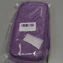 suzamed Insulin Cooler Travel Case,EVA Insulation Travel Medicine Kit with 2 Ice Packs for Diabetes Care,Insulin Pen and Other Diabetic Supplies (Purple)