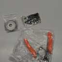 9706529 W11086780 Replacement Gear Parts Compatible with Whirlpool Worm the 9709511 Gasket and 9703680 Circlip & 1.8 Oz Food Grade Grease