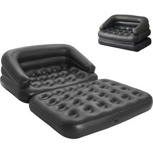 DIMAR GARDEN Inflatable Couch Blow Up Mattress,Outdoor Air Sofa Bed for Camping, Full Size