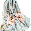 Onllh Large Shawl Scarf For Women Lightweight Wraps Silky Headscarf Long Sunscreen Scarfs T41