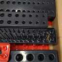 8 Piece Metric & SAE Socket Organizer Tray Set, 1/4-Inch, 3/8-Inch & 1/2-Inch Drive Standard & Deep Socket Holders for Toolboxes, Store 176 Sockets