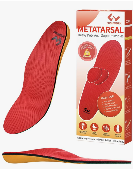 Metatarsalgia Insoles for Ball of Foot Pain,Morton's Neuroma,Arch Supports Insoles,Orthotic Insoles,Men Women Shoe Insert for Metatarsal,Foot Pain Relief