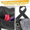 Dog Car Seat Cover for Cars, Dog Seat Cover Hammock, Non-Slip Backseat Extender with Mesh Window, Safety Leashes & Pockets, Waterproof Pet Car Protector for SUV, Truck, Sedan (Fits 10-30lbs)