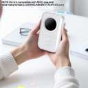 3 x iEager Label Maker Tape, 15mm x 30mm, 3 Color Sticker Thermal Paper, Household Storage Labels, Self-Adhesive Label Tape, Set of 3 (Blue,pink,yellow)