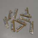 10-Pack Cabinet Pulls Knobs, 3.9" Modern Stainless Steel T Bar Knobs Double Hole Handles for Dresser Drawers/Office Decorative/Kitchen Bathroom Door [Gold]