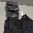 Amazon Essentials 12Piece Packing Cubes Travel Accessories Set, Luggage Organizer with Double Zipper, Mesh Top, 100% Polyester, Large, Black (Previously Amazon Basics)