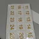 Christmas Countdown Advent Calendar with Pockets,Christmas Picture Countdown Board,Photo Advent Calendar- Advent Calendars for Kids Chocolate & Candy