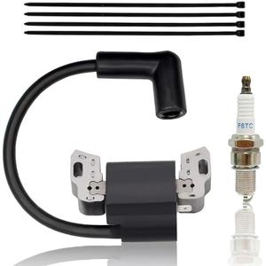 593872 84005272 Ignition Coil for Briggs and Straton Armature Magneto 450E 550E 550EX Engine Craftsman MTD Yard Machine Lawn Mower Parts 798534 799582 B&S 08P502 09P602 09P702 Coil with Spark Plug
