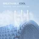 Degrees of Comfort Cooling Comforter King Size, Cooling Blanket for Hot Sleepers, Moisture-Wicking & Breathable, Upgraded Dual-Sided with Coolmax, Q-MAX0.4, 108 x 90 Inch, Blue