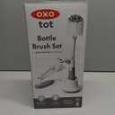 OXO Tot Bottle Cleaning Brush with Stand, Gray, 1 Count