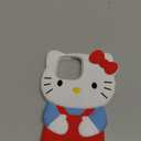 Cartoon Case for iPhone 15 Pro Max 6.7", Fashion Cute 3D Cute Kitty Kawaii Soft Silicone Animal Protective Gel Shockproof Gel Back Cover for Kids Women Girls Boys (Blue-1)