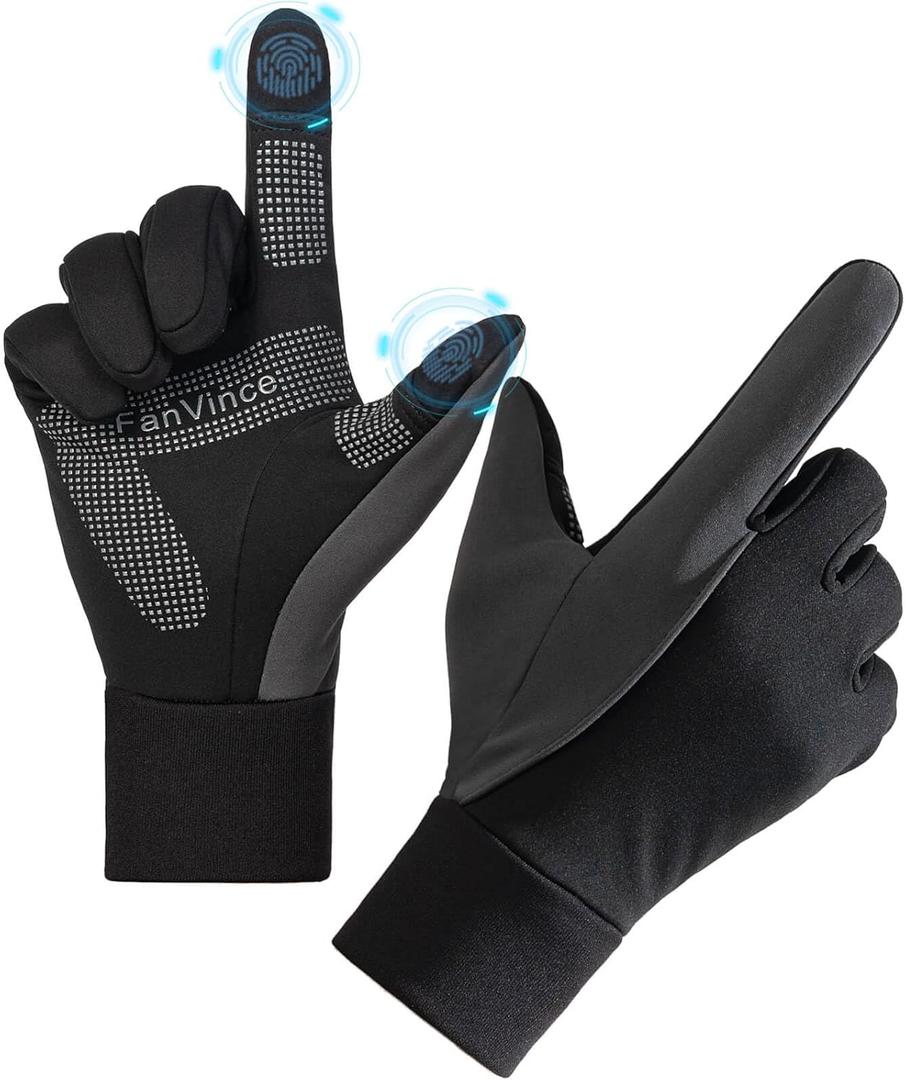 Winter Gloves Gifts Men Women - Upgraded Touch Screen Cold Weather Warm Glove for Running Driving Cycling Hiking
