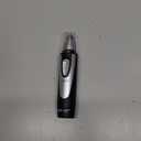 Ear and Nose Hair Trimmer Clipper - 2025 Professional Painless Eyebrow & Facial Hair Trimmer for Men Women, Battery-Operated Trimmer with IPX7 Waterproof, Dual Edge Blades for Easy Cleansing Black