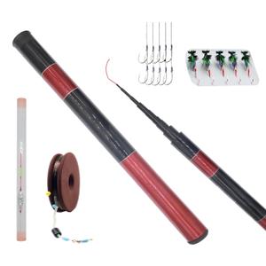 Telescopic Tenkara Rod in 4.9ft/8.8ft/11.8ft-Ultralight Travel Fishing Rods-Portable Collapsible Bass Crappie Rod-Retractable Fishing Pole -Tenkara Fishing Rod