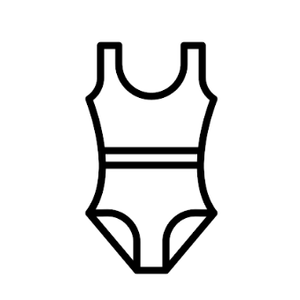 aqua eve, black one piece swimsuit (18W)