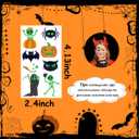 3 x Luminous Halloween Temporary Tattoos for Kids Halloween Party Favors, 10 Sheets Glow in The Dark Halloween Decorations Tattoos for Kids, 100 Styles Glow Tattoos Stickers for Goodie Bag Fillers