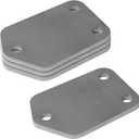 4 Pack Weld-On Steel Base Plates, 3/16" Thick Weld-On Mounting Tabs for Roll Cages Off-Road Tube Chassis Frames