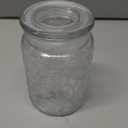 Glass Jar with designs