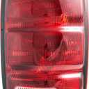 Dorman 1610250 Driver Side Tail Light Assembly Compatible with Select Ford Models (Red)