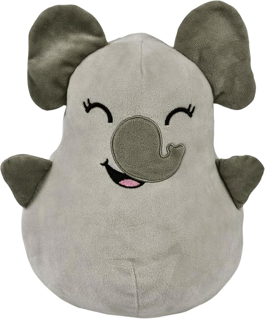 Forest & Twelfth Stuffed Toy Wobblez  13 Safari Animal Toys for 0+ Year Olds, Cute Animal Toy for Cuddles, Snuggles, or Decor Piece, Soft Baby Stuffed Animals with Unique Wobbling Shape (Elephant) Forest & Twelfth Stuffed Toy Wobblez  13 Safari Animal Toys for 0+ Year Olds, Cute Animal Toy for Cuddles, Snuggles, or Decor Piece, Soft Baby Stuffed Animals with Unique Wobbling Shape (Elephant)