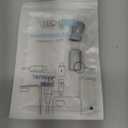 TechMatte Female USB C to Male Lightning Adapter 2 Pack 2.2A Charging Data Transfer, Compatible with iPhone 14, 13, 12, 11 Xs iPad iPod AirPods, Not for Audio Headphones/OTG Firewire Anti-Lost, Grey