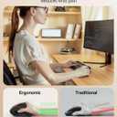 TECKNET Rechargeable Wireless Ergonomic Mouse,2.4GHz USB Vertical Mouse with Silent Click,4800 DPI Mouse with 6 Adjustable DPI,6-Button Computer Mouse for Laptop,PC, MacBook (No Batteries Needed)