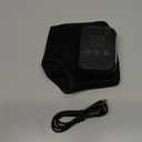 Ankle Heating Pad for Pain Cordless, Ankle Massager with Heat for Circulation and Pain, Ankle Heat Wrap, Heated Ankle Wrap (Black One Size)